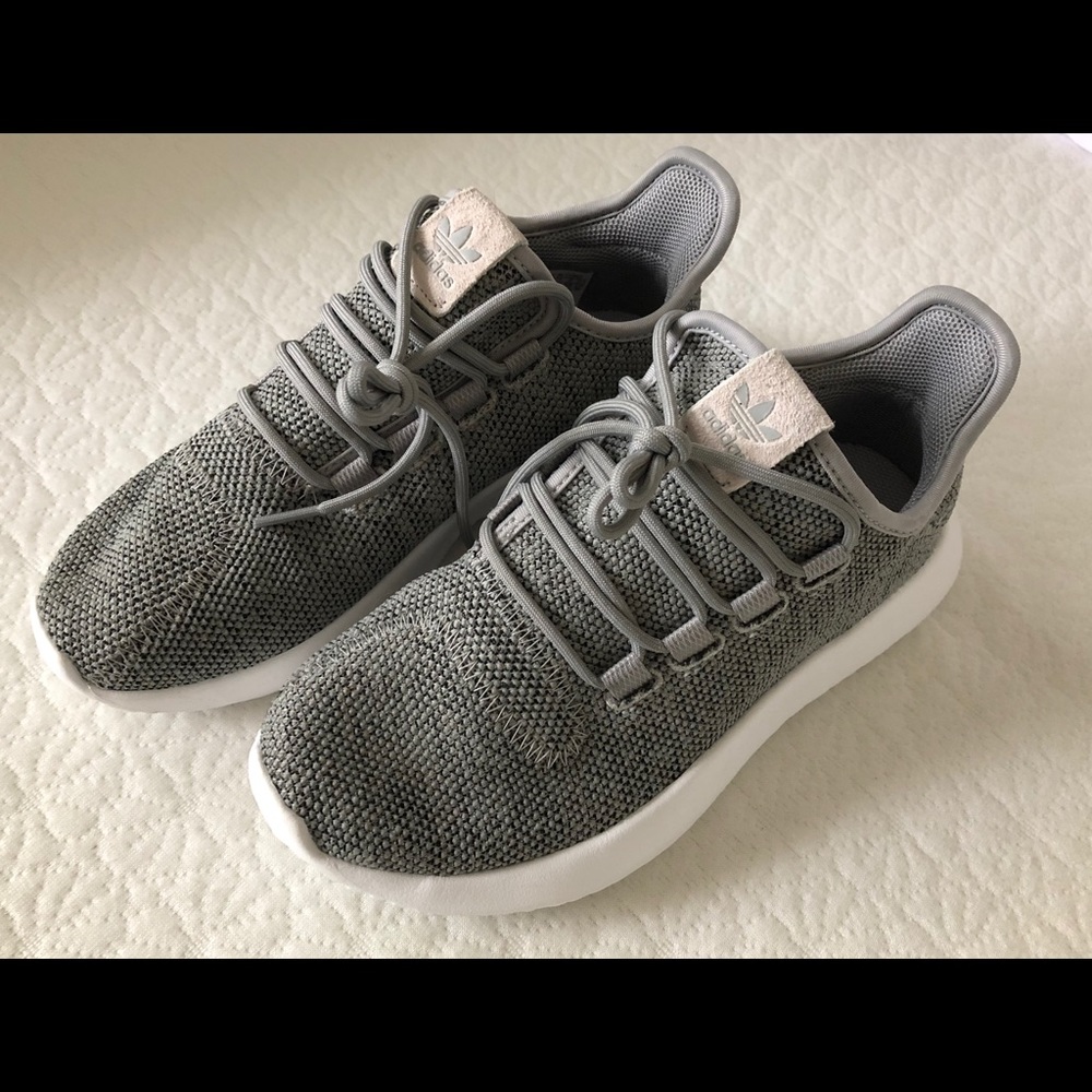 Adidas Gray Tubular Shadow Sneakers Size 6.5